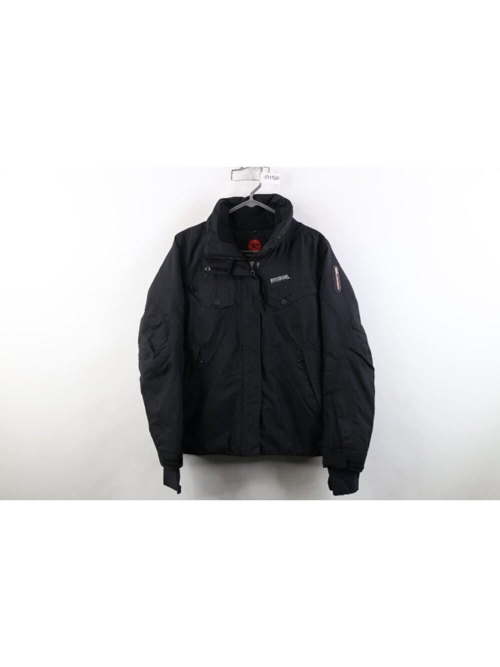 Rossignol Womens Medium Distressed 10000 Insulating Snowboard Ski Jacket Black